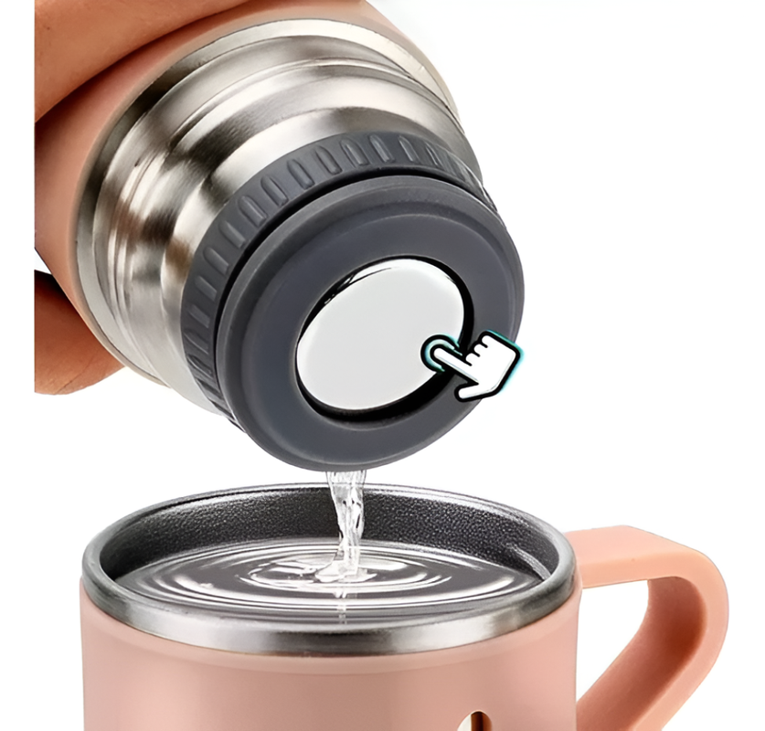 Termo Cafe Taza Bebidas Calientes Y Frias Calidad Rondon-4