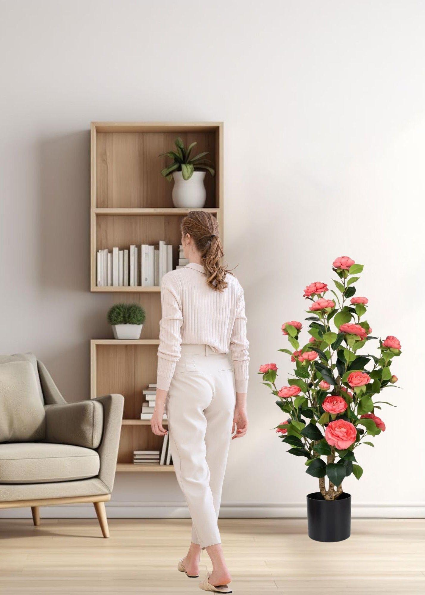 Planta Artificial Sintética Decorativa Moderna Hogar Jhn-2