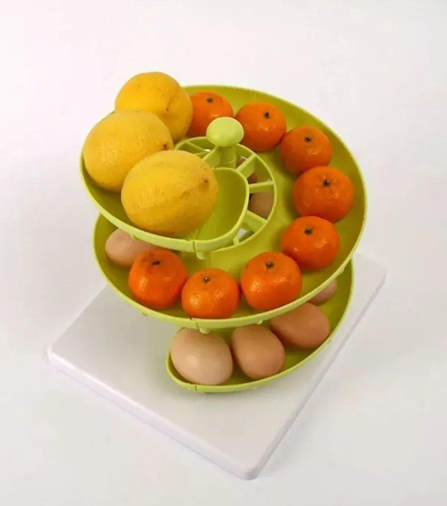 Porta Huevos Frutas Espiral Ahorrador Espacio Cocina Rondon-3