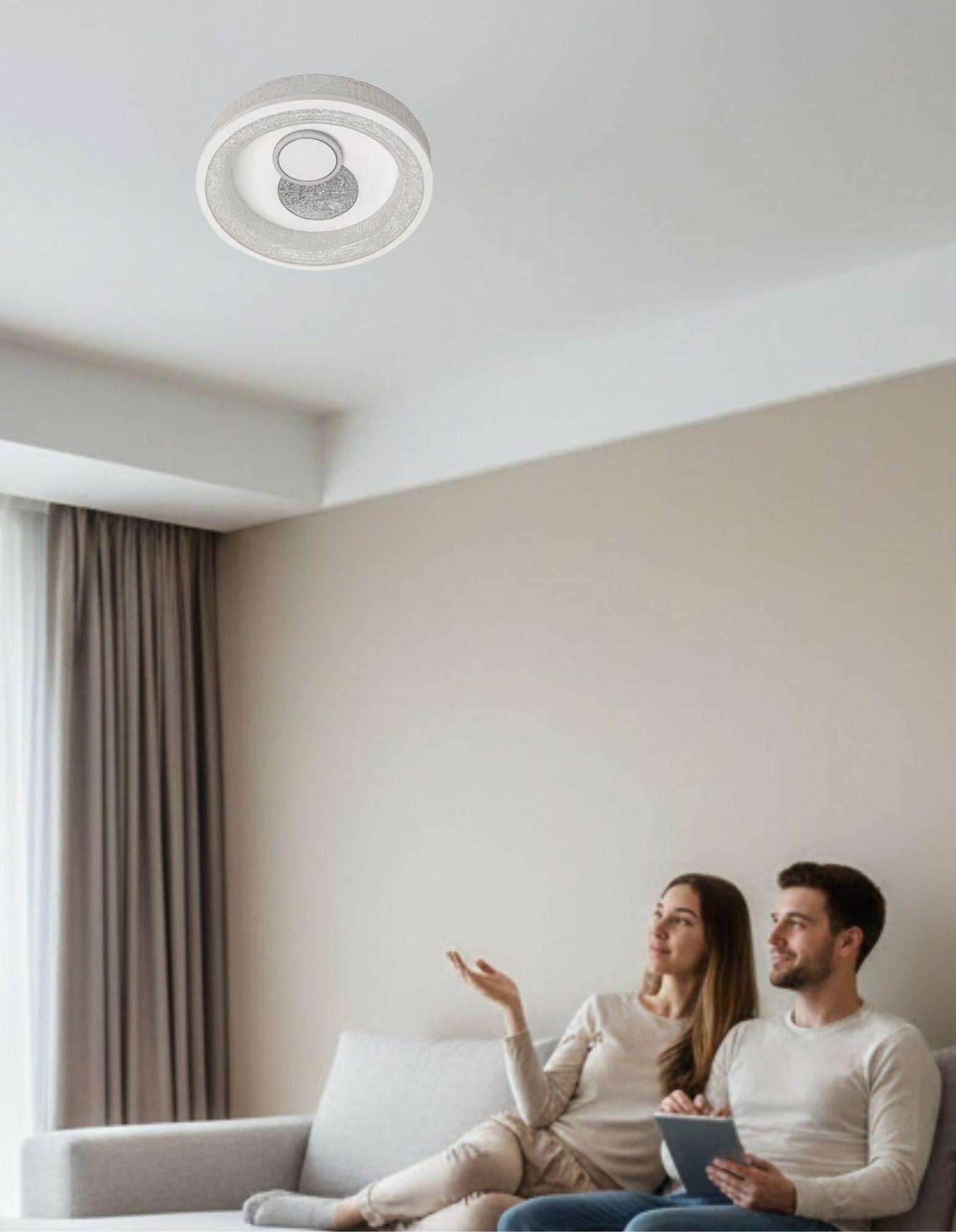 Lámpara Techo LED Abstracción Moderna Contraste Luminoso Jhn-3