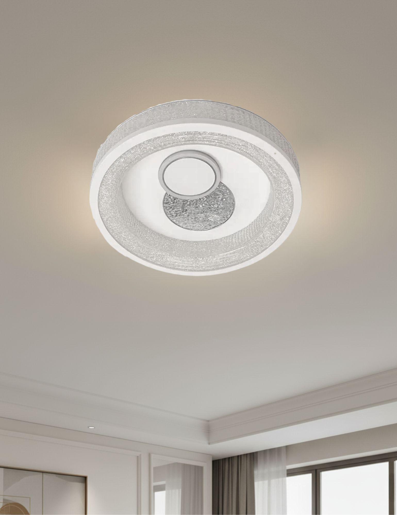 Lámpara Techo LED Abstracción Moderna Contraste Luminoso Jhn-6