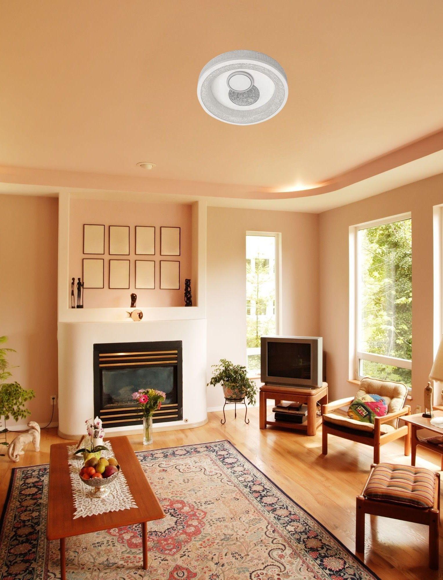 Lámpara Techo LED Abstracción Moderna Contraste Luminoso Jhn-7