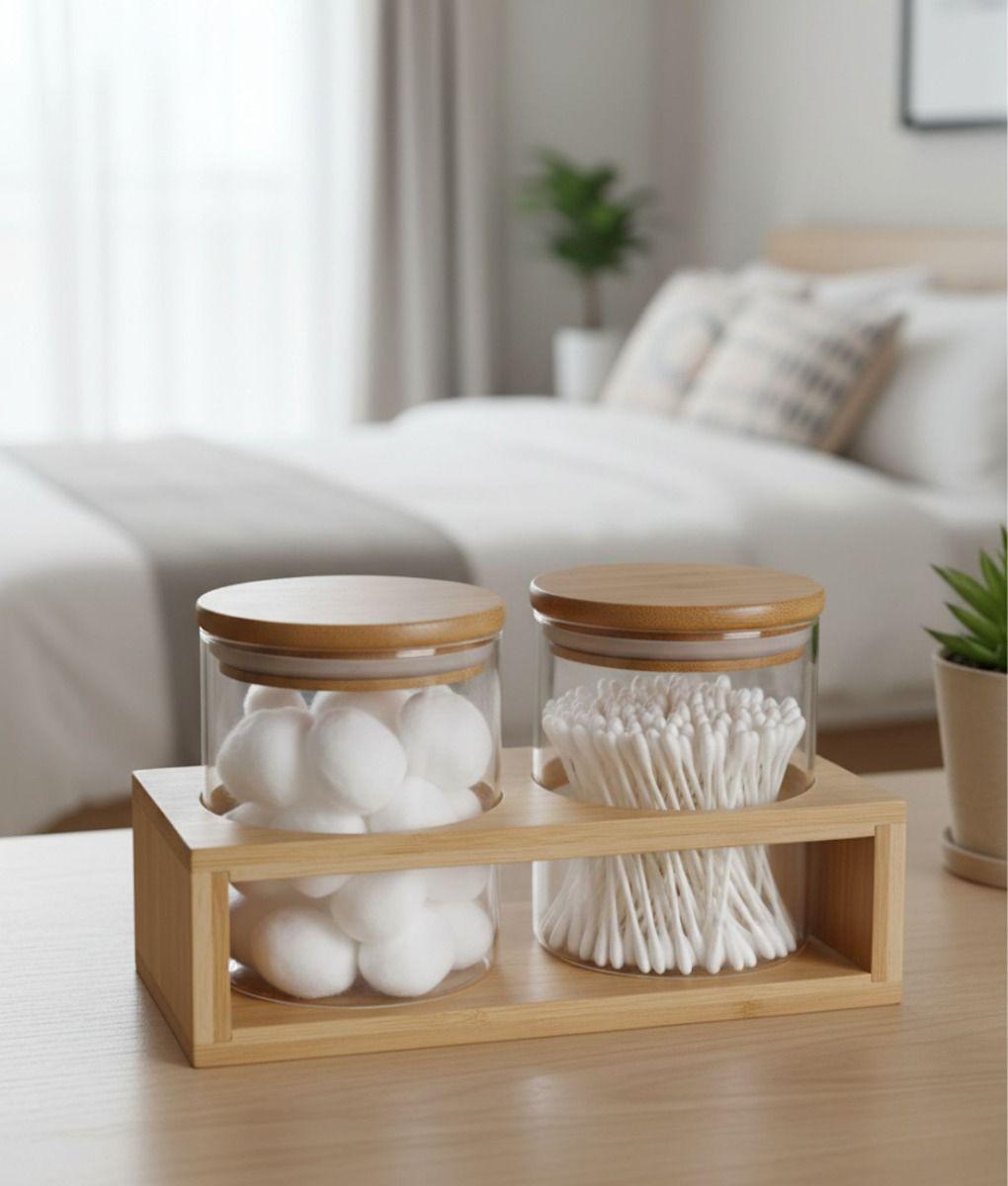 Frasco Almacenamiento Moderno Contenedor Organización Jhn-6