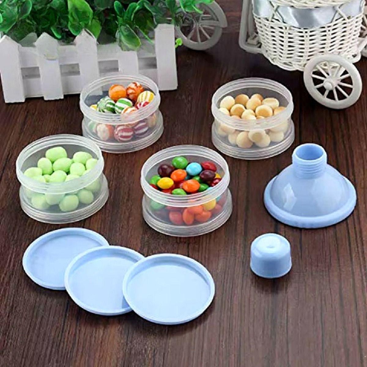 Set 5 Dosificador Dispensador Portatil Leche Bebe Lau-5