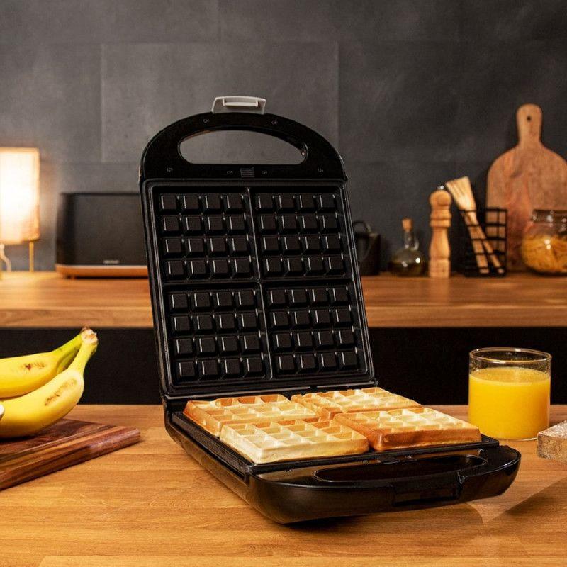 Wafflera Antiadherentes Doble Cara Luces indicadoras Rondon-2