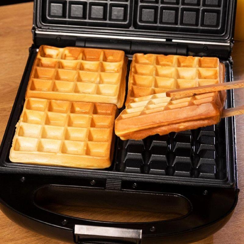 Wafflera Antiadherentes Doble Cara Luces indicadoras Rondon-3