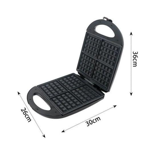 Wafflera Antiadherentes Doble Cara Luces indicadoras Rondon-6