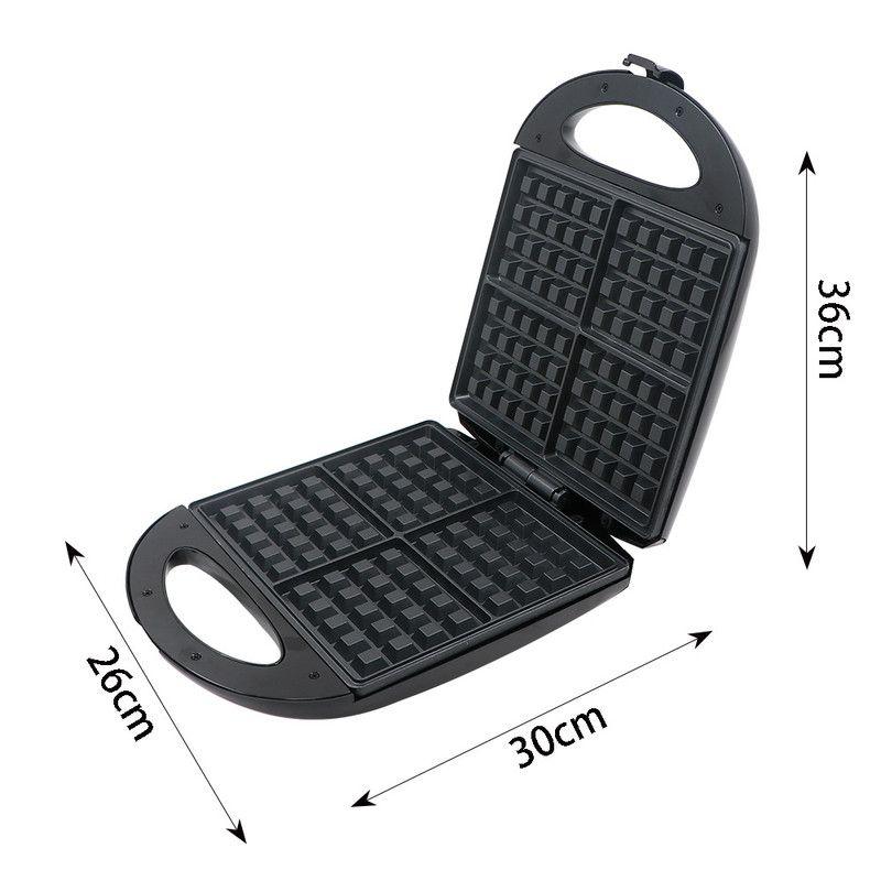 Wafflera Antiadherentes Doble Cara Luces indicadoras Rondon-8