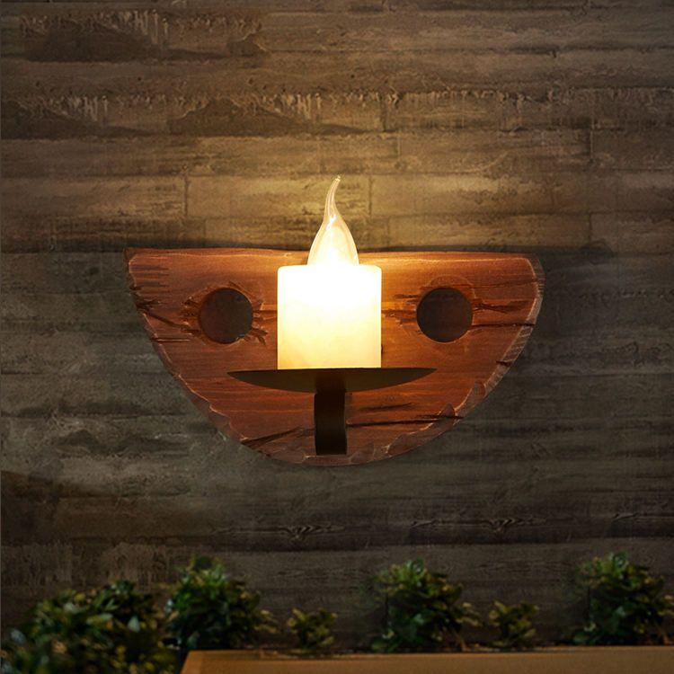 Aplique Pared Antigua Vintage Velas Pared Rondon-6