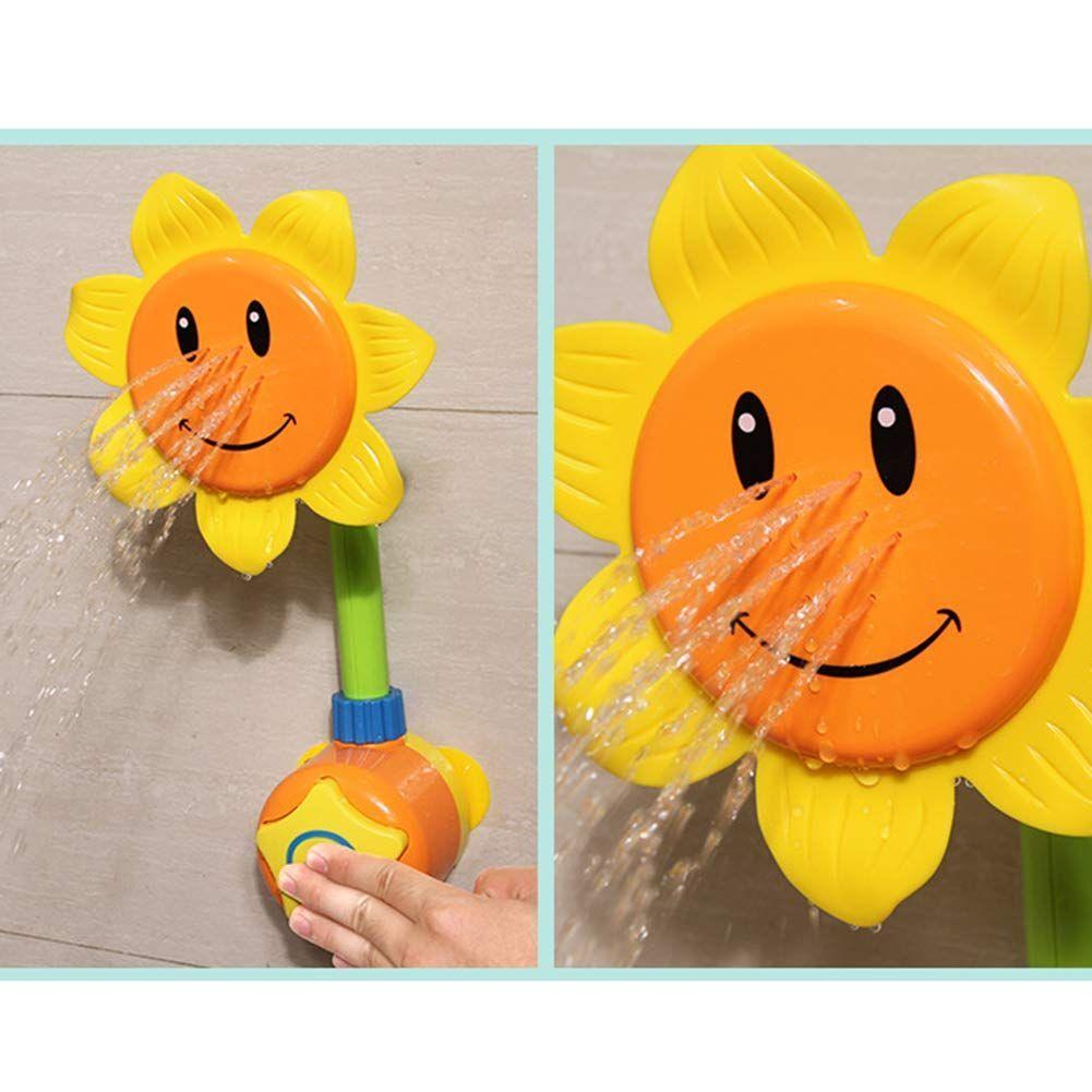 Juguete Regadera Bebe Girasol Rociado Agua Baño Ducha Rondon-6