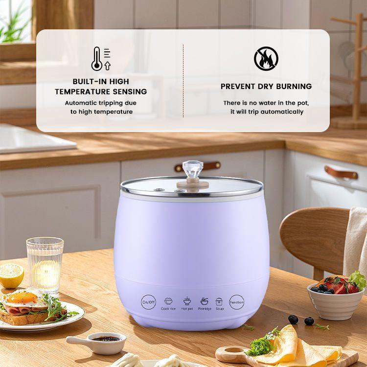 Mini Olla Arrocera Eléctrica Electrodomésticos Cocina Rondon-6