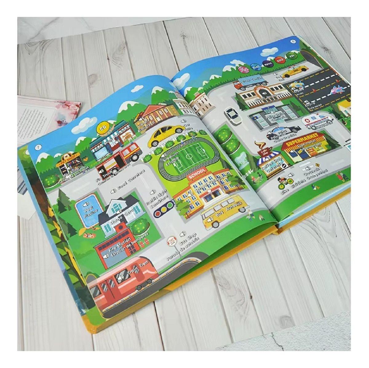 Libro Didáctico Interactivo Aprendizaje Niños Bilingüe  Lau-2