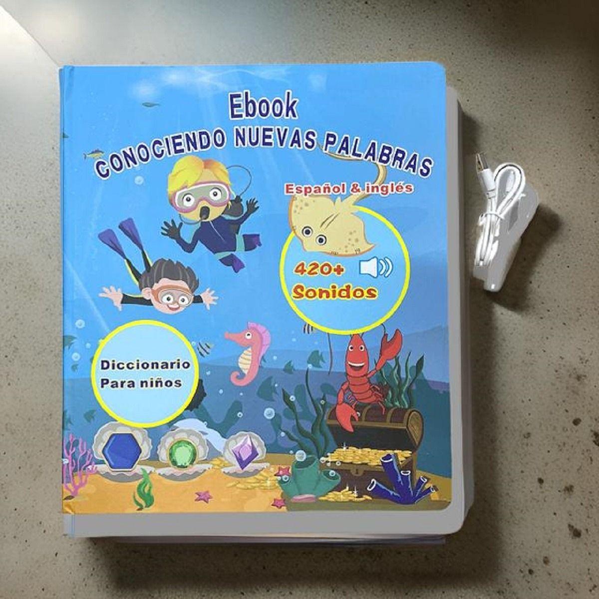 Libro Didáctico Interactivo Aprendizaje Niños Bilingüe  Lau-7