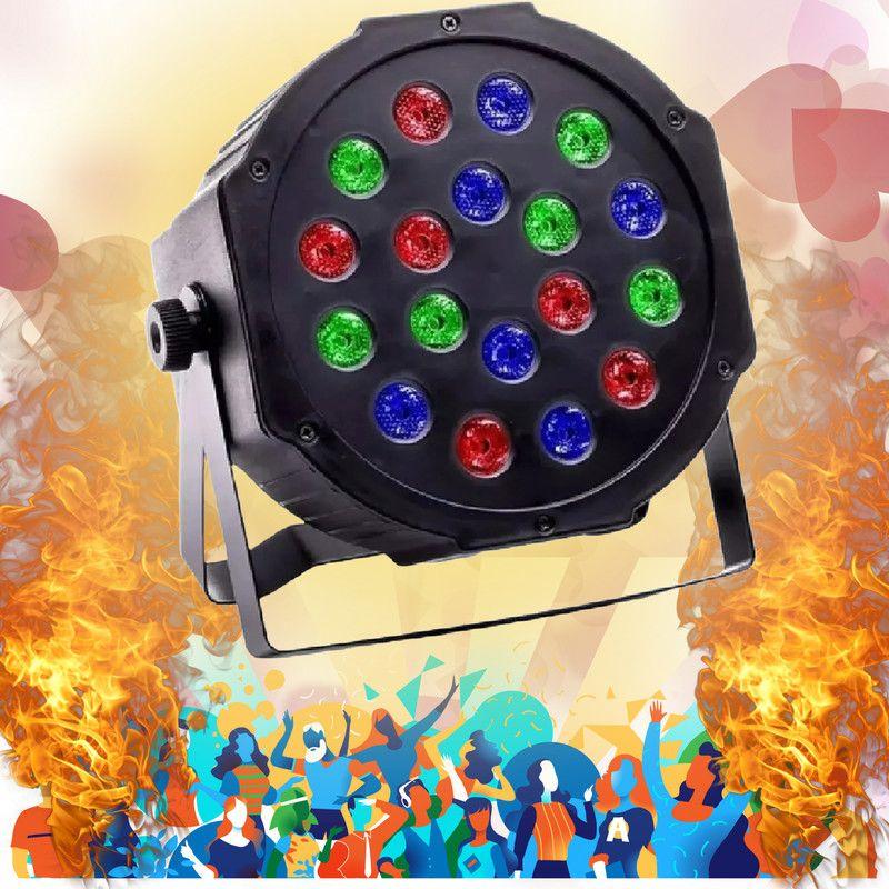 Luz Par LED RGB DMX Escenario Discoteca DJ Party Rondon-2