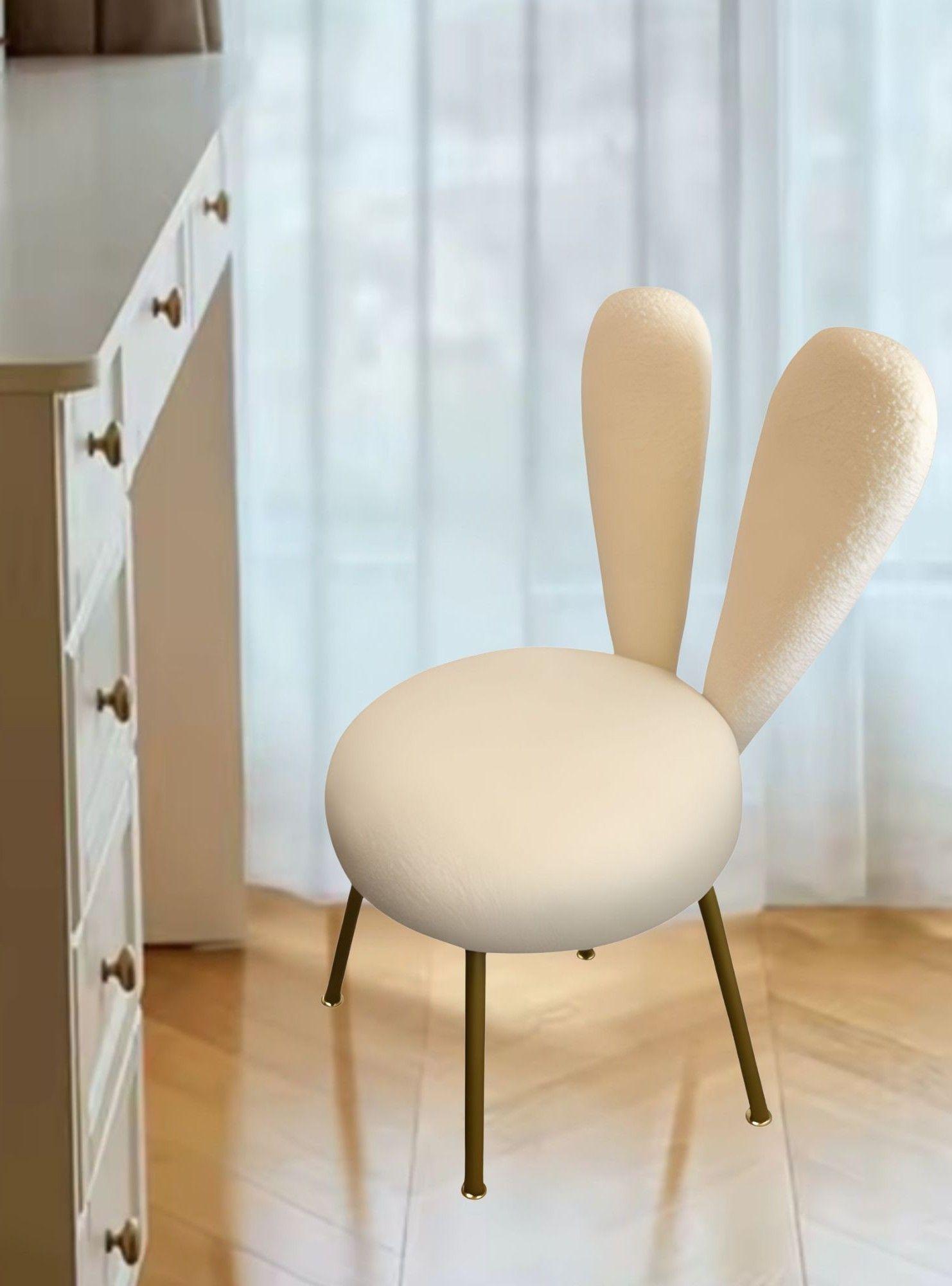 Silla Oreja Conejo Funcional Diseño Lúdico Estética Jhn-4