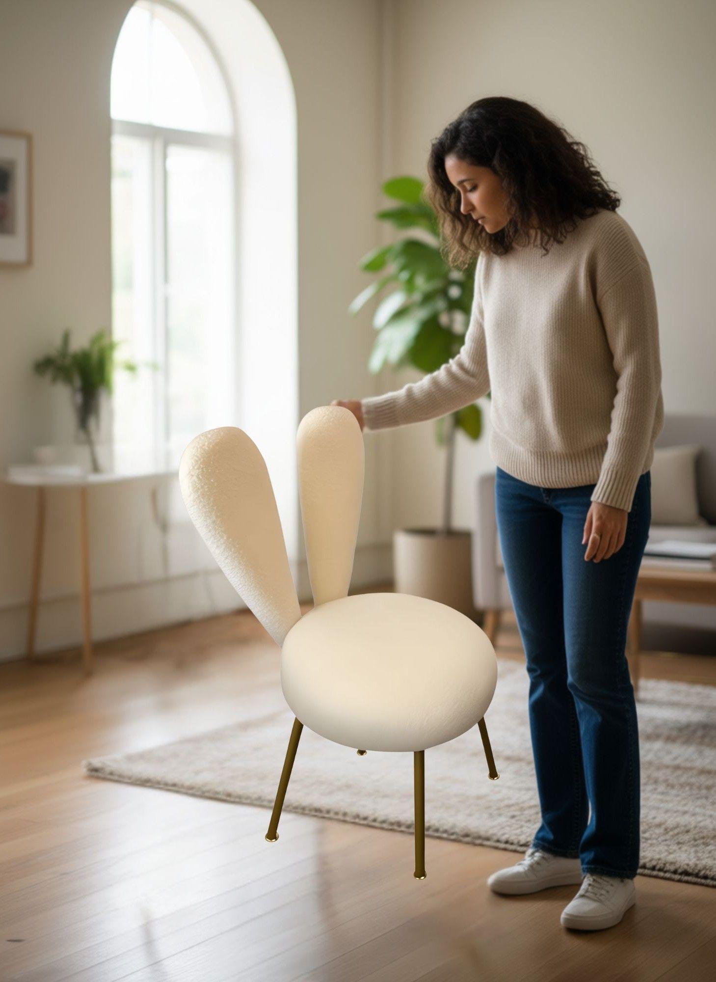 Silla Oreja Conejo Funcional Diseño Lúdico Estética Jhn-5