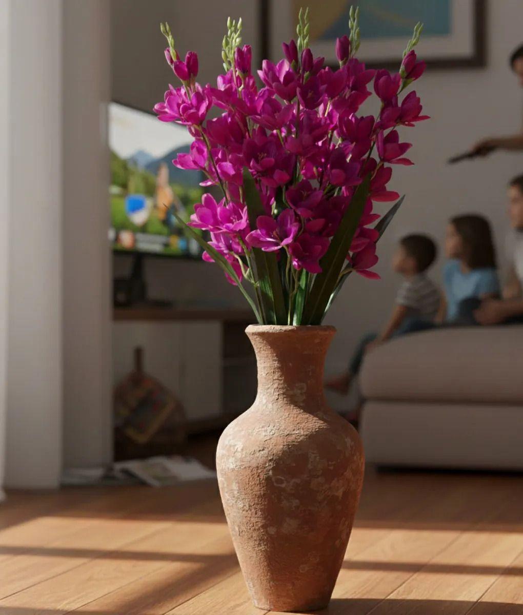 Set 2 Ramo Decorativo Artificial Espigas Florales Adorno Jhn-5