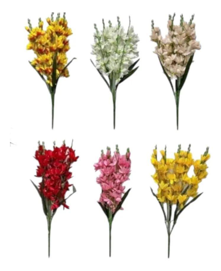 Set 2 Ramo Decorativo Artificial Espigas Florales Adorno Jhn-9