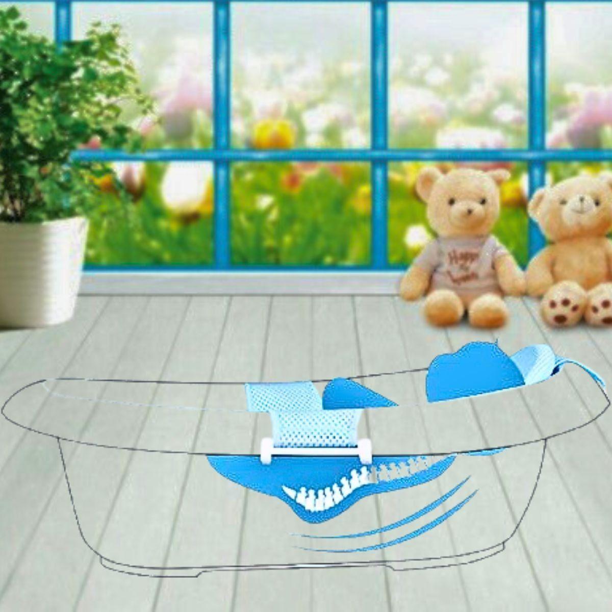 Set 3 Mallas Tina Asiento Infantil Bañera Bebes Unisex Lau-5