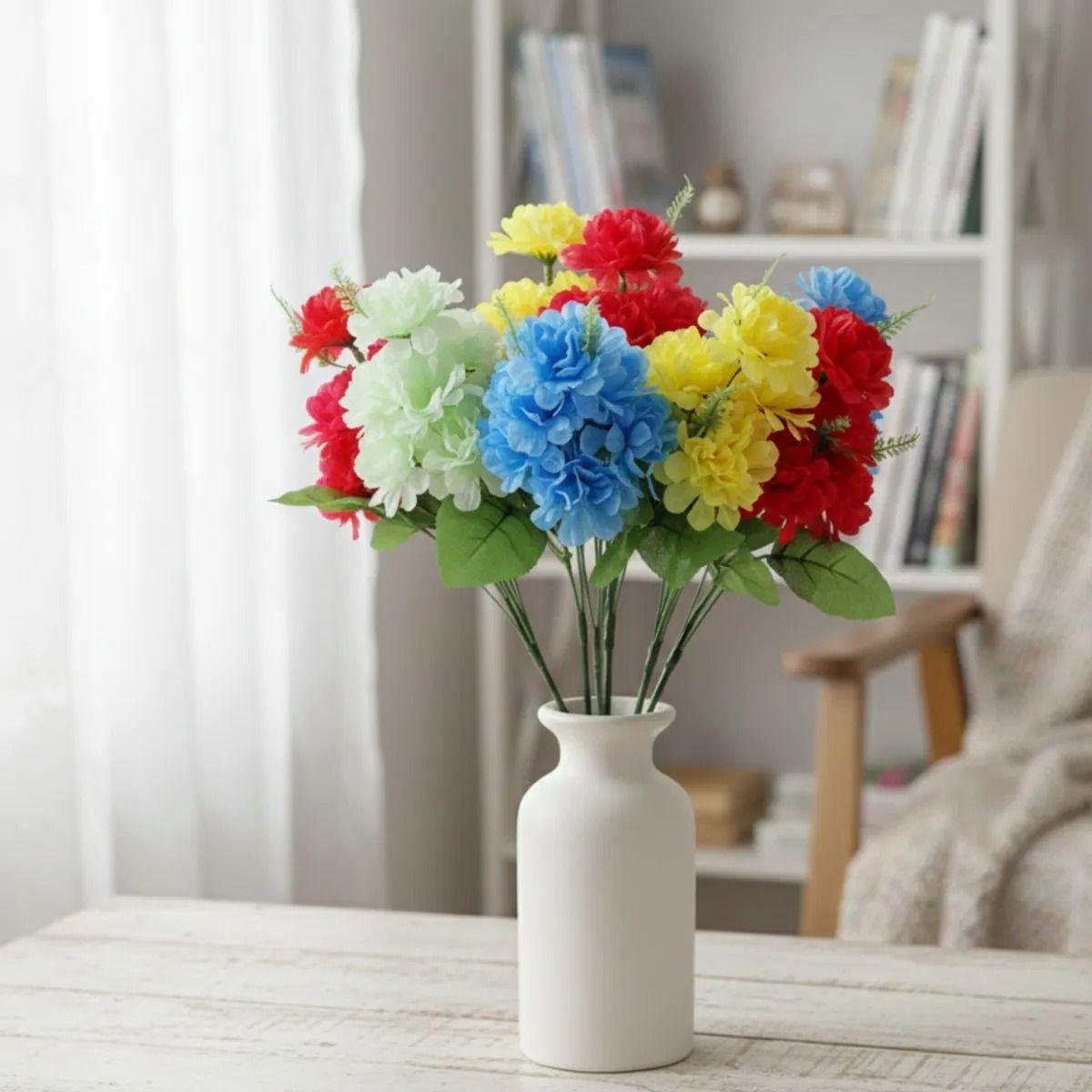 Set 4 Ramo Flores Artificiales Diseño Realista Adorno Jhn-7