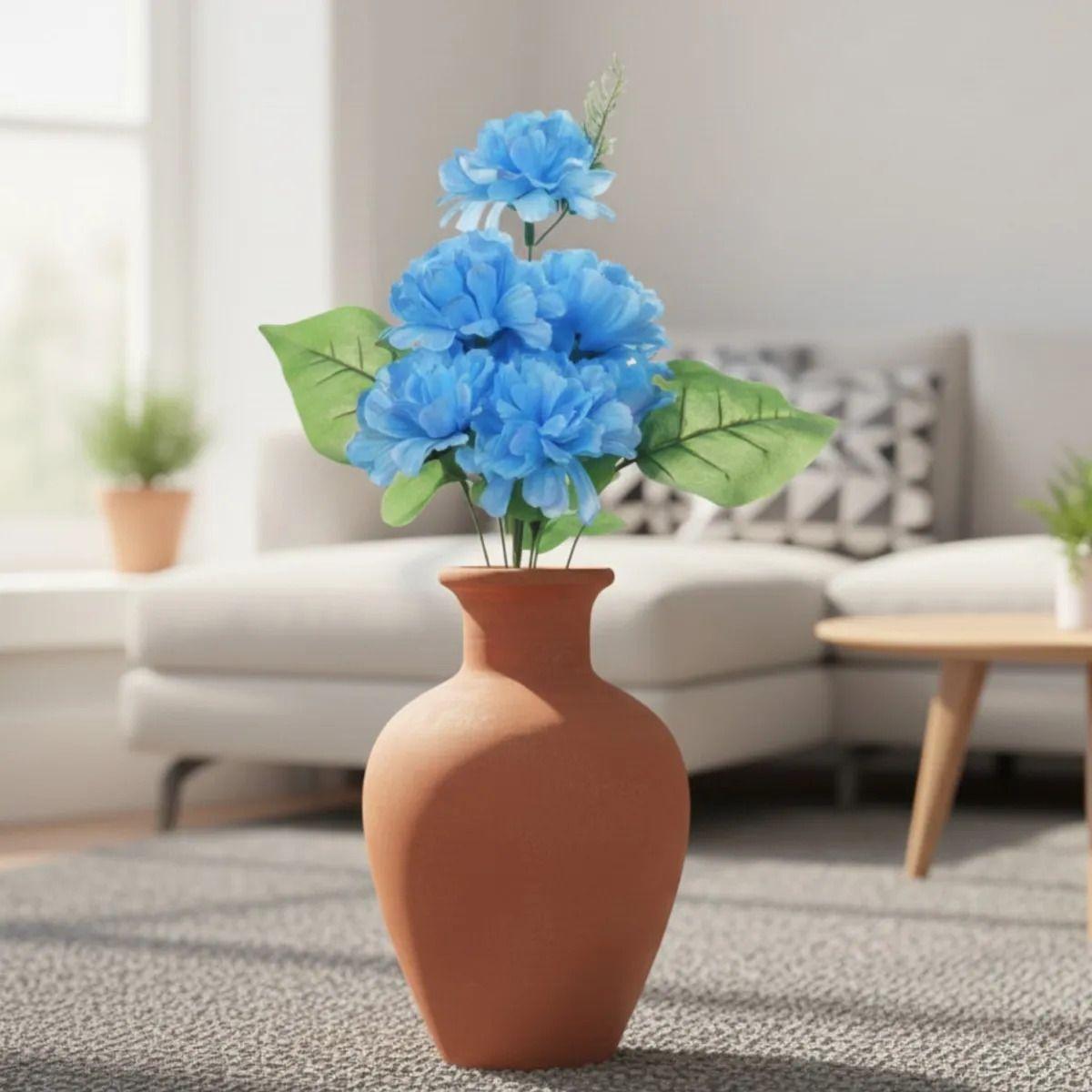 Set 4 Ramo Flores Artificiales Diseño Realista Adorno Jhn-9