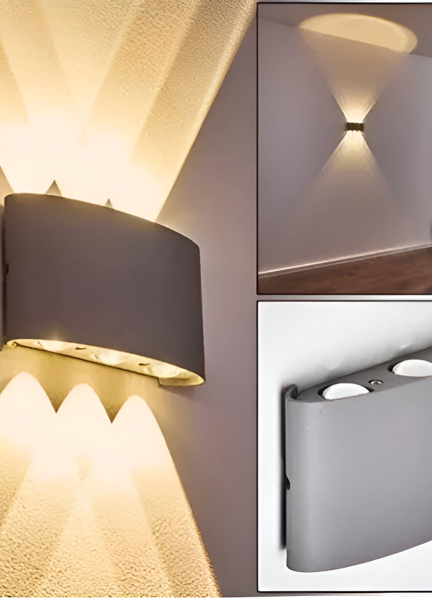 Aplique Pared LED 6w Luz Cálida Decoración Hogar Jhn-3