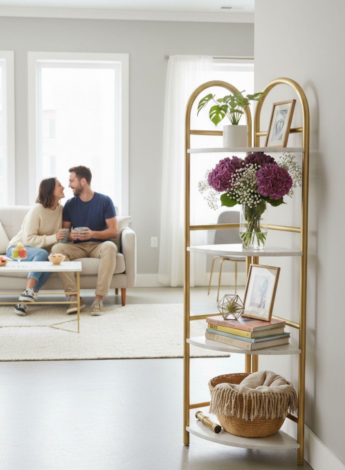 Estante Vertical Multifuncional Esquinero Moderno Hogar Jhn-2