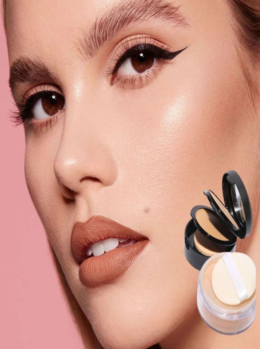 Pack 6 Polvo Compactos Facial 3 en 1 Mate Maquillaje Lau-8