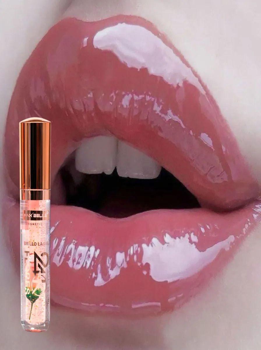Pack 2 Brillos Labial 24K Gold Flower Magico Gloss Lau-9