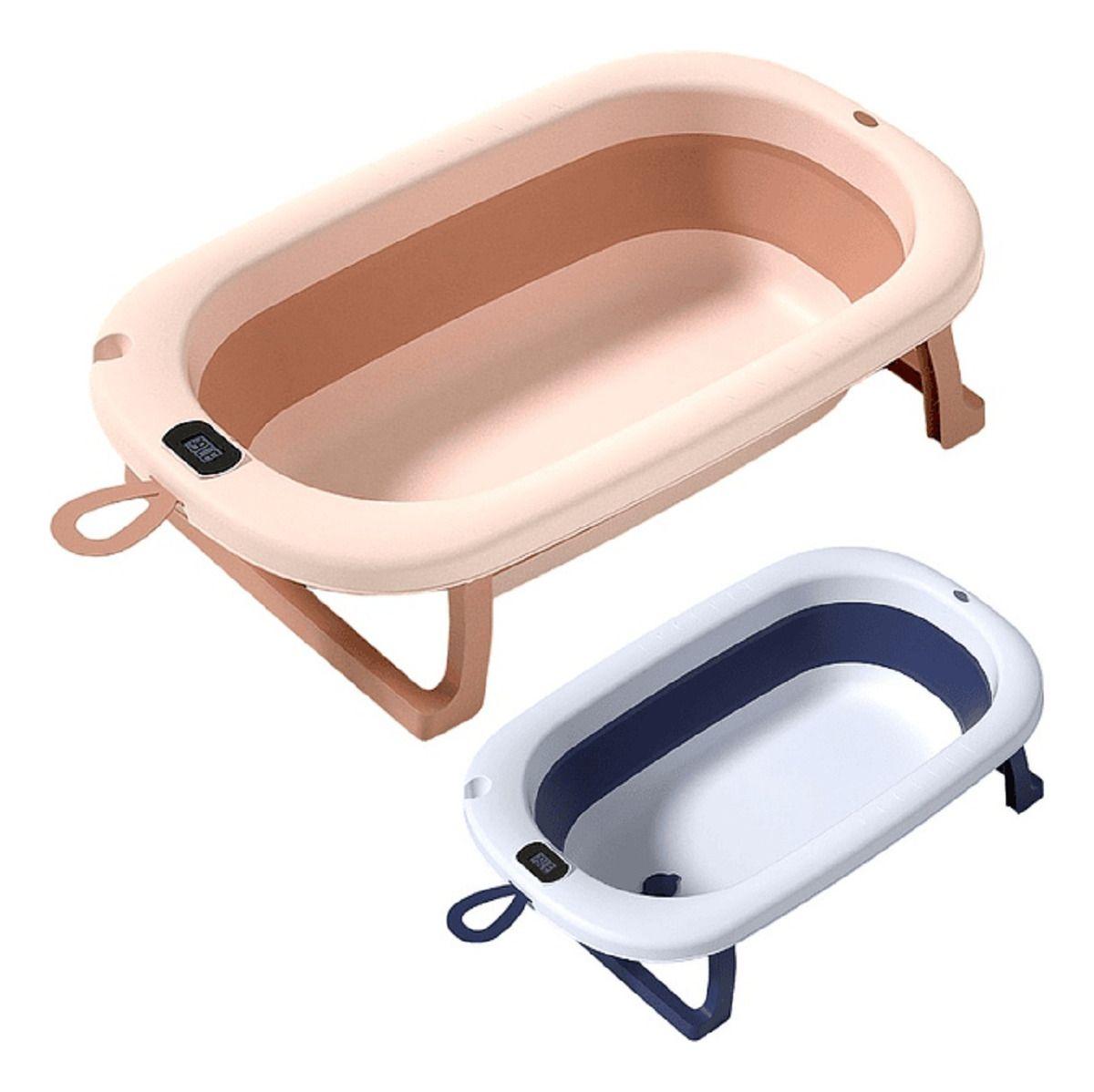 Tina Bañera Plegable Termometro Compacta Bebes Lau-0