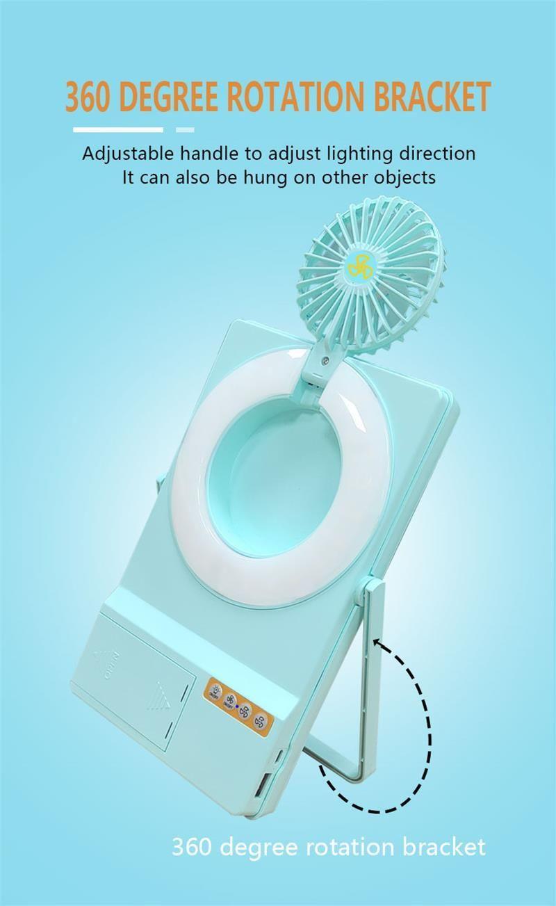 Anillo Luz Ventilador Altavoz Bluetooth Led Rondon-3