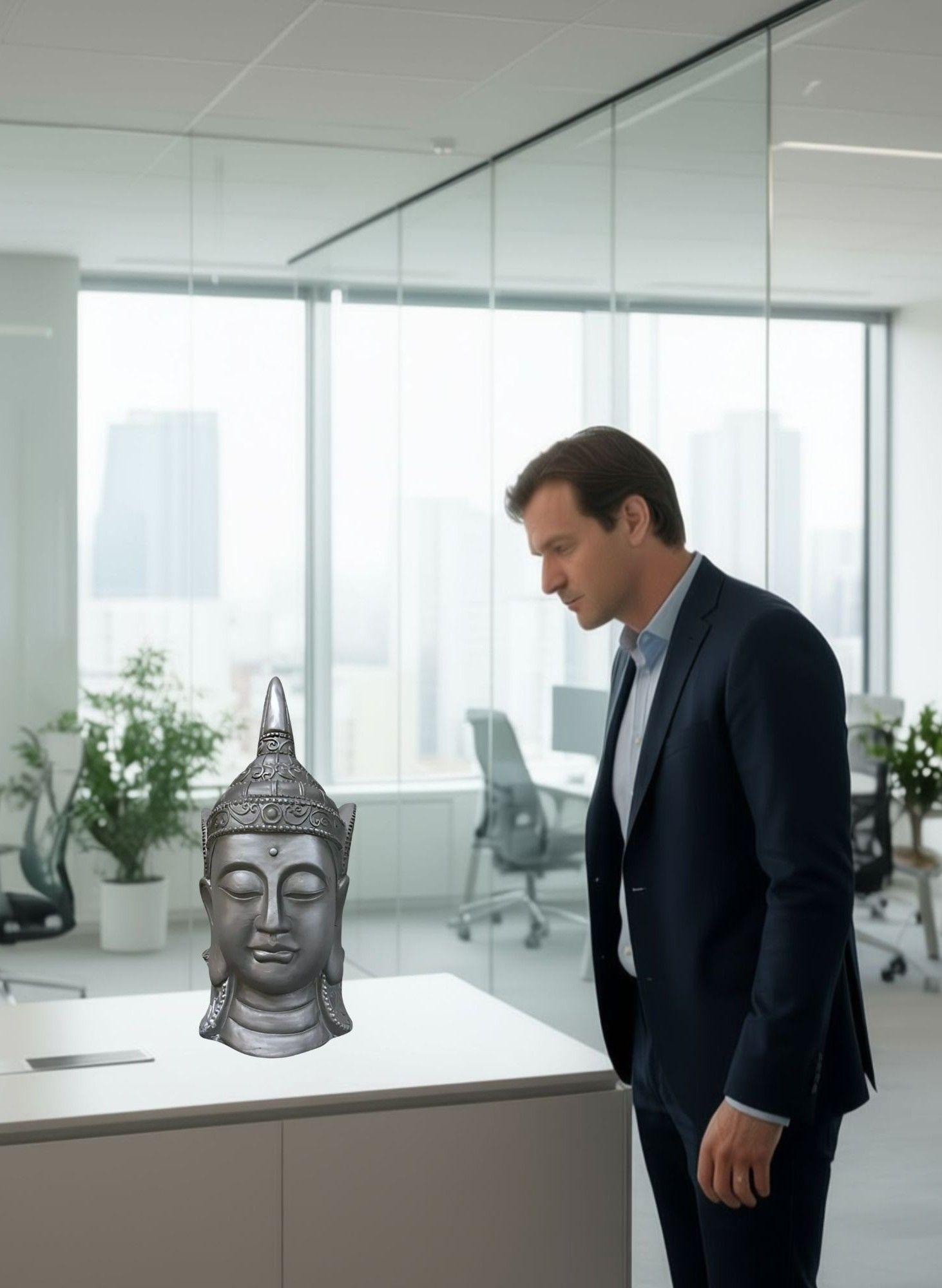 Figura Decorativa Cabeza Buda Estatua Adorno Hogar Jhn-3