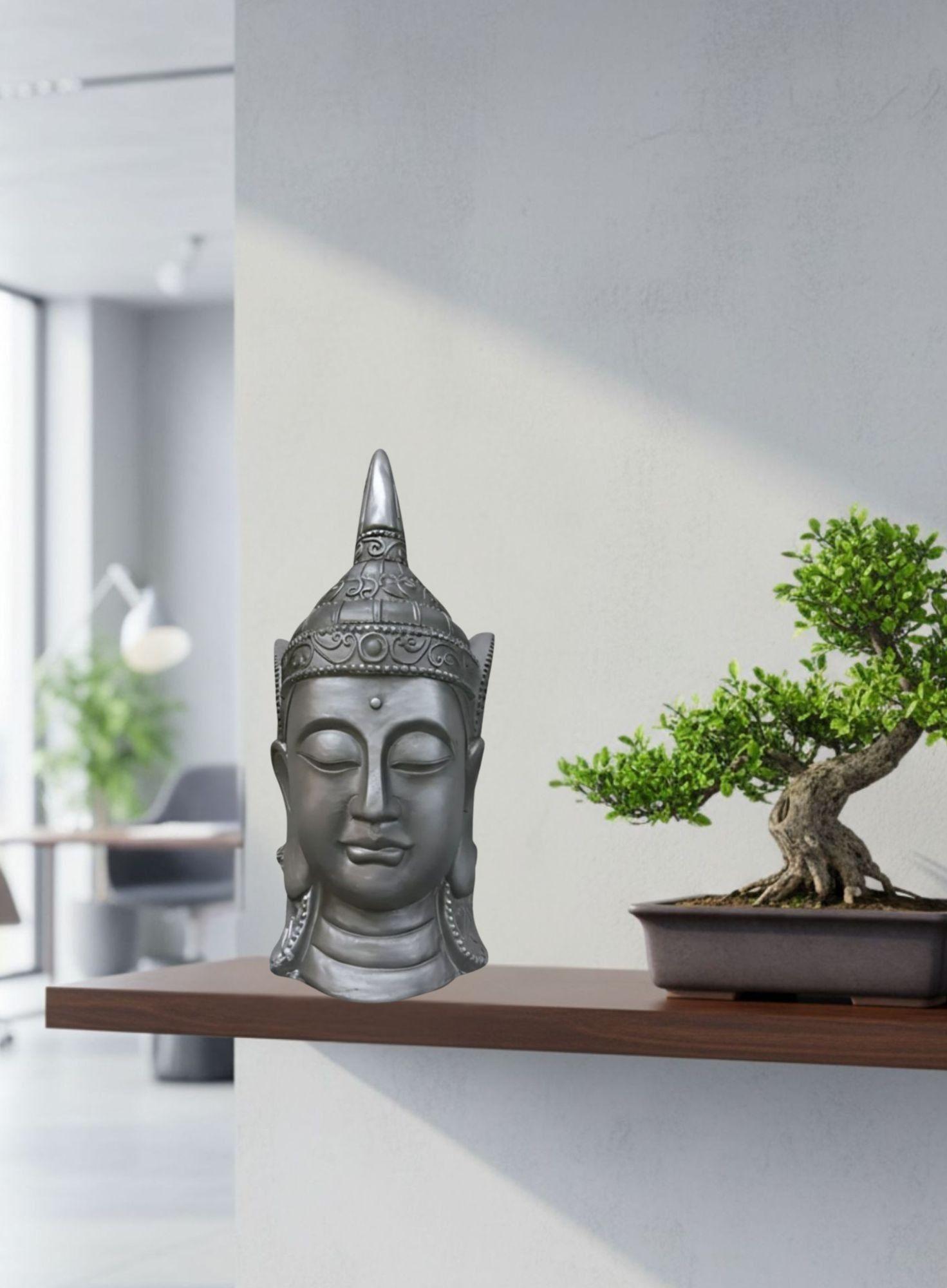 Figura Decorativa Cabeza Buda Estatua Adorno Hogar Jhn-5