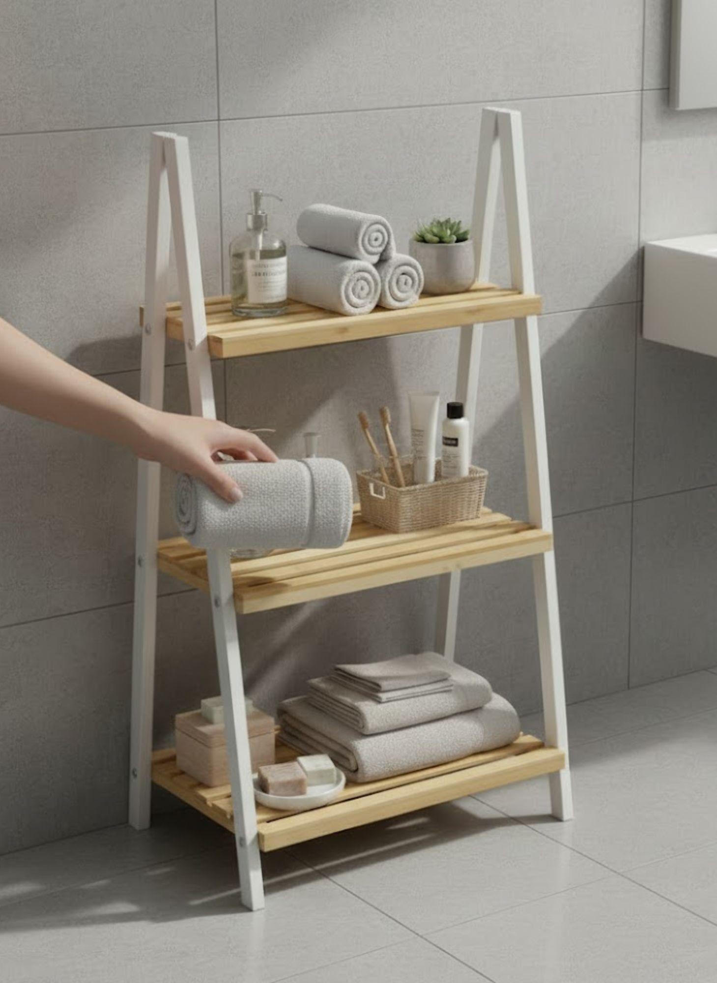 Estante Decorativo Organizador 3 Niveles Estilo Escalera Jhn-2