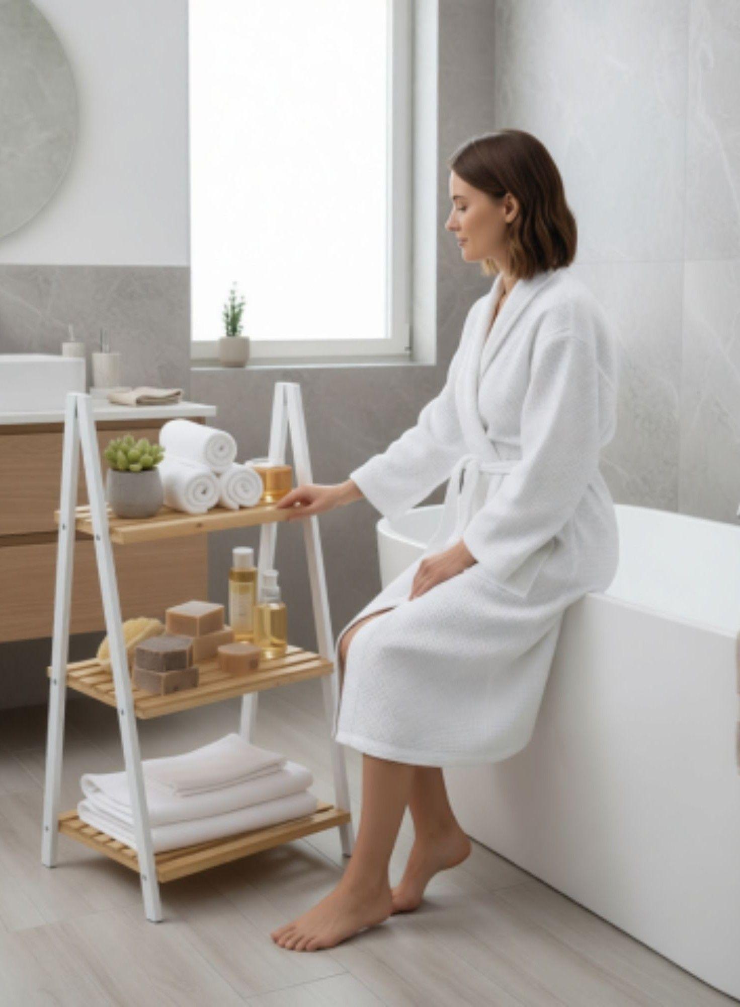 Estante Decorativo Organizador 3 Niveles Estilo Escalera Jhn-3