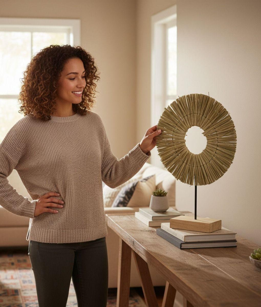 Figura Decorativa Adorno Mesa Decorativo Hogar Jhn-3