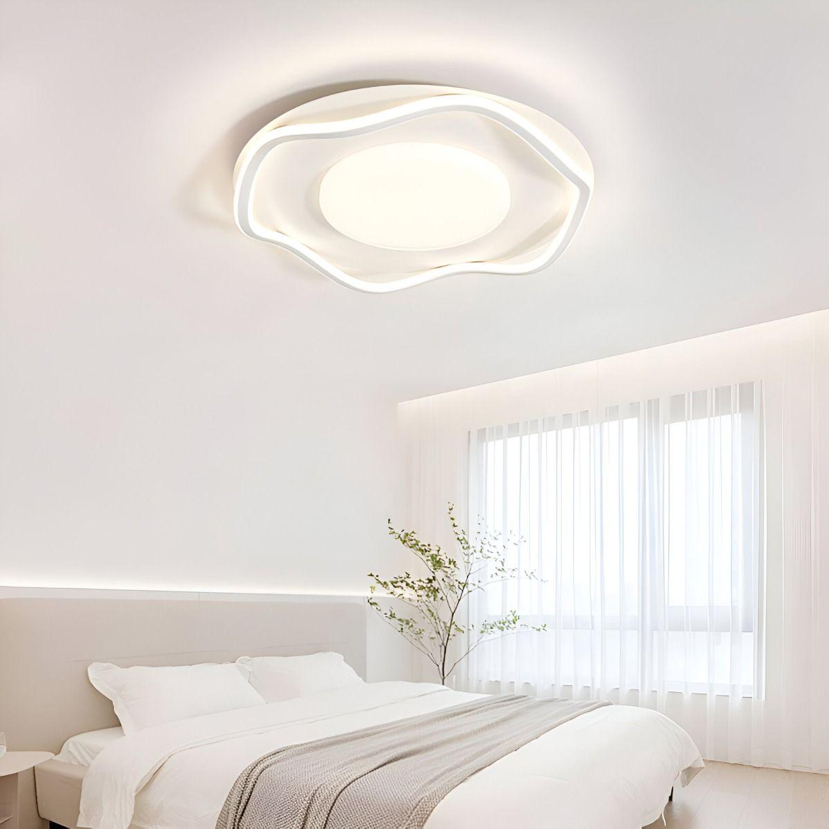 LÁMPARA DE TECHO LED Empotrada Minimalista Nórdica 3D-4