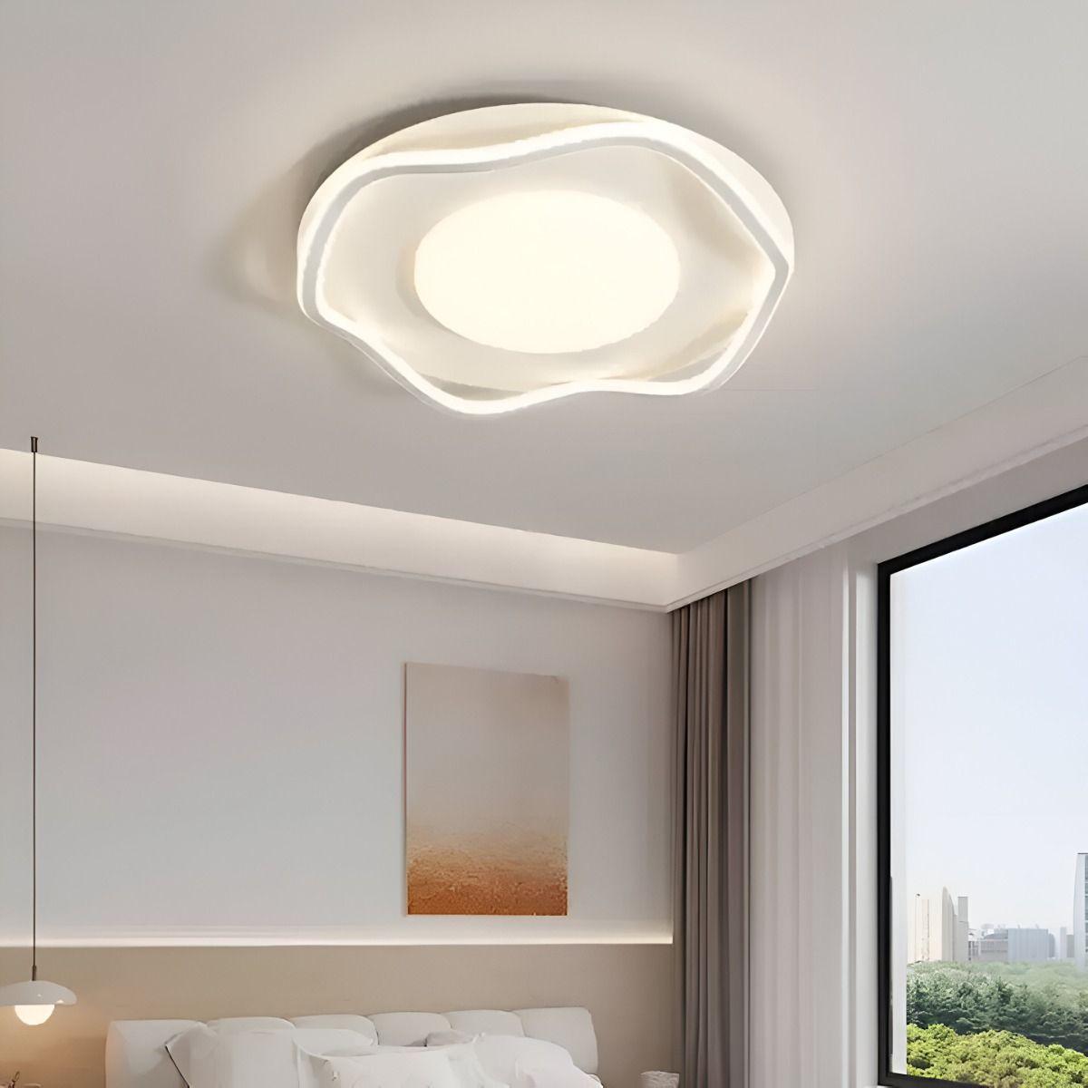 LÁMPARA DE TECHO LED Empotrada Minimalista Nórdica 3D-8