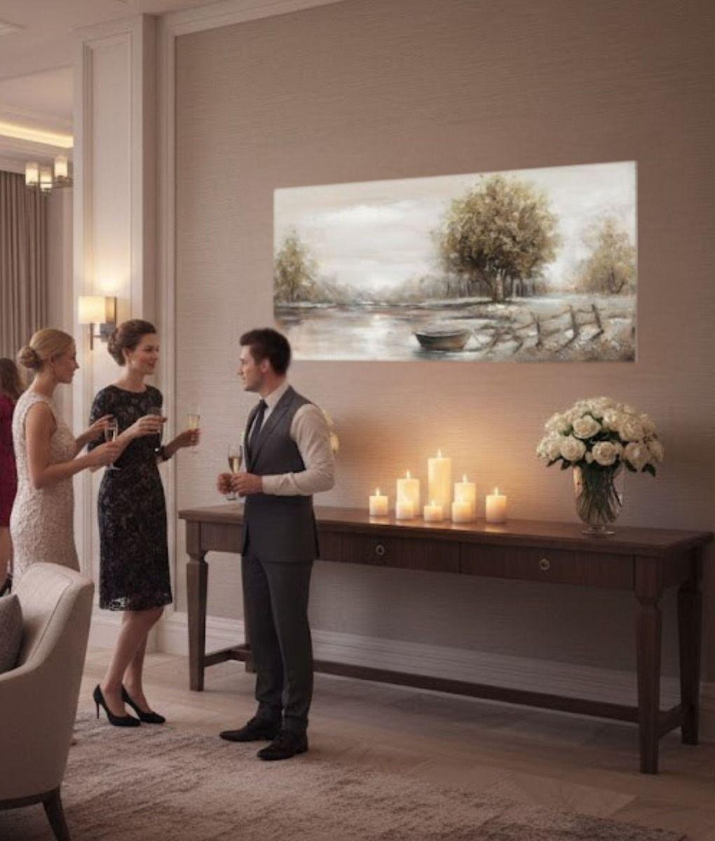 Cuadro Decorativo Paisaje Rural Adorno Pared Arte Hogar Jhn-2