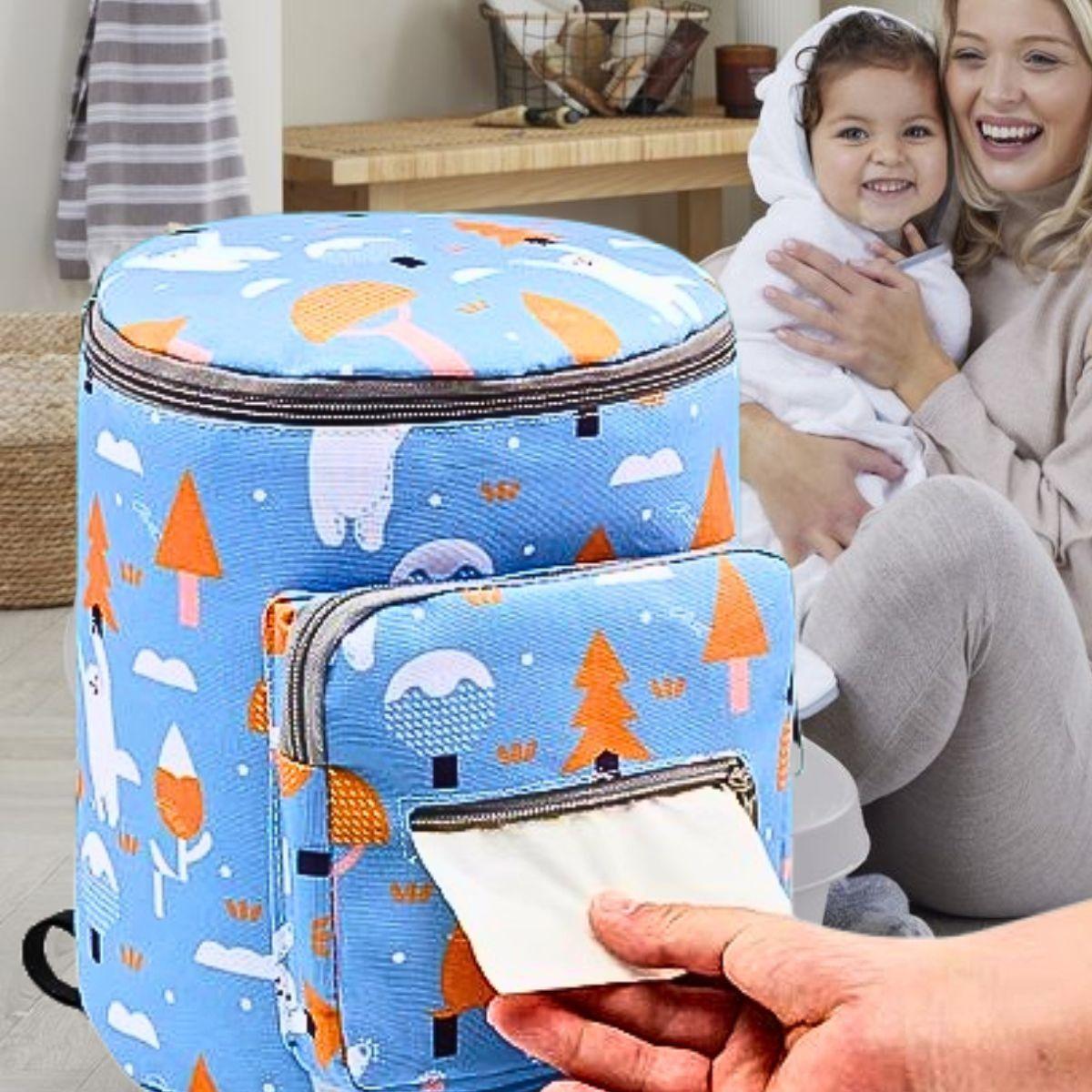 Mochila Maternal Multiusos Estilo Comodidad Bebé Mama Lau-4