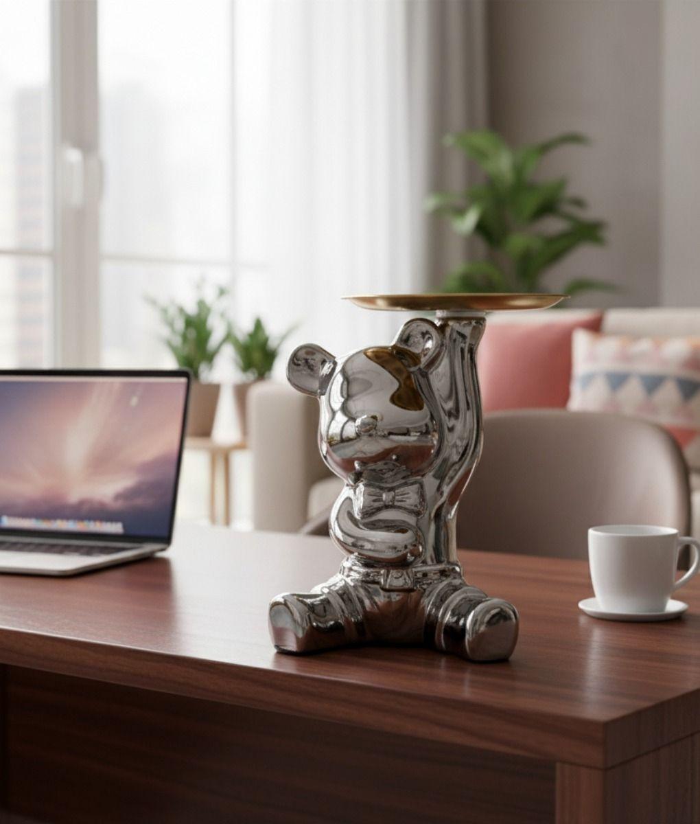 Figura Decorativa Oso Estilo Urbano Organizador Bandeja Jhn-5