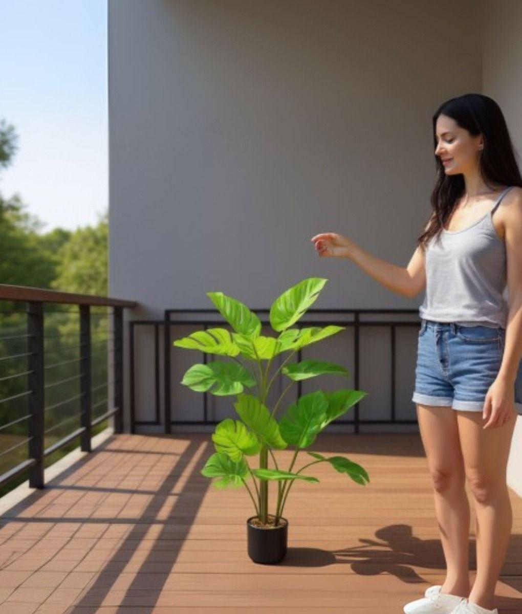 Planta Decorativa Artificial Moderna Interior Hogar Jhn-4