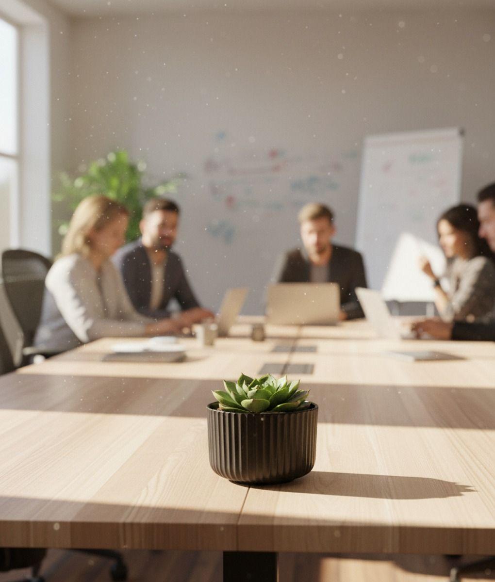 Set 2 Macetero Decorativo Diseño Ondulado Recipiente Jhn-3