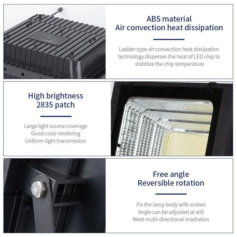 Reflector Luz Inundación Solar Led Impermeable Rondon-9