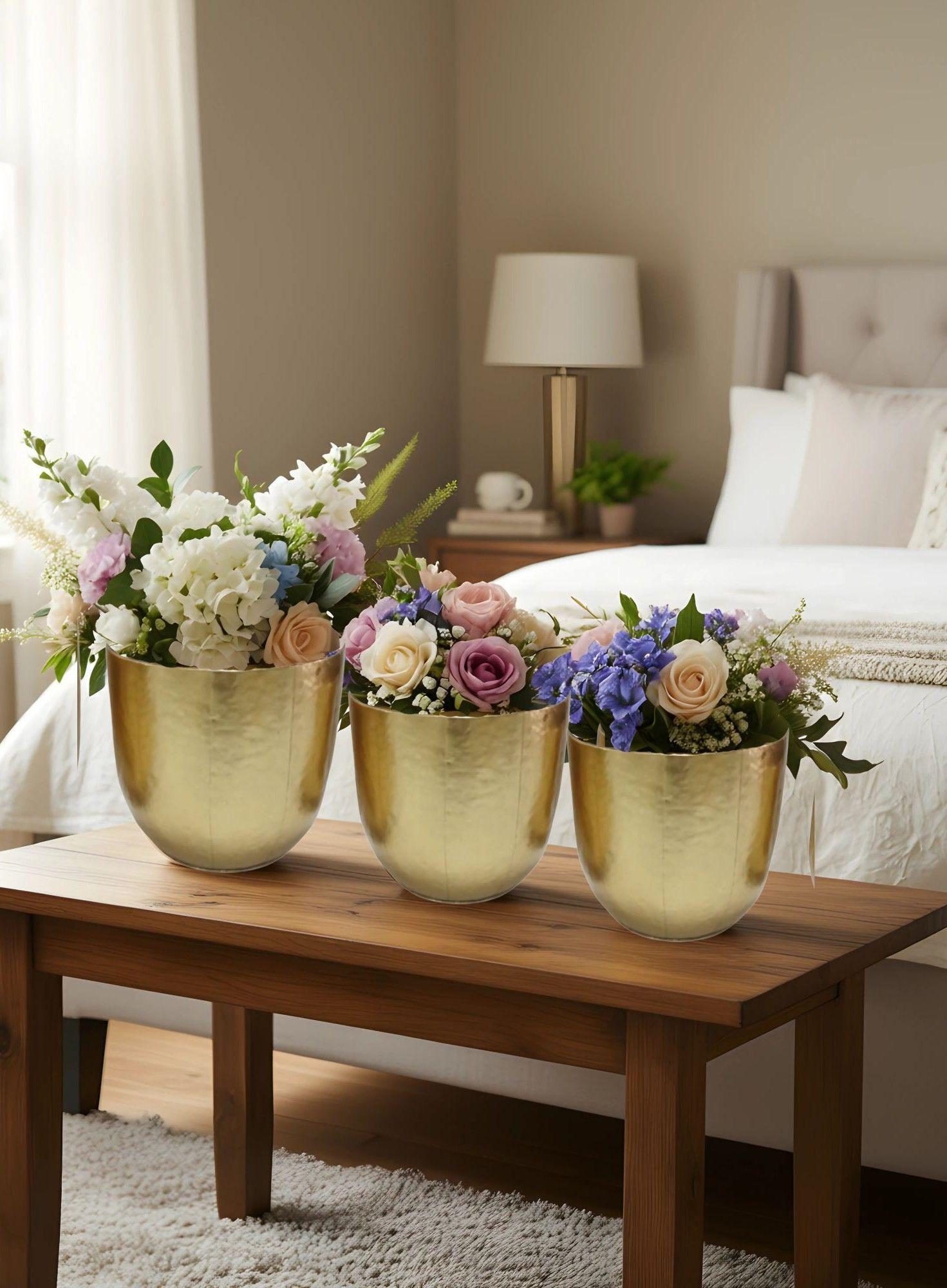 Set 3 Maceta Decorativa Multifuncional Elegante Versátil Jhn-7