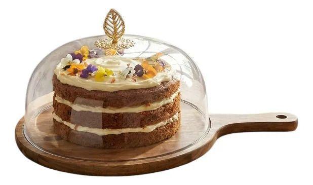 Base Pastelería Servicio Quesos Cúpula Estilo Rústico Jhn-2