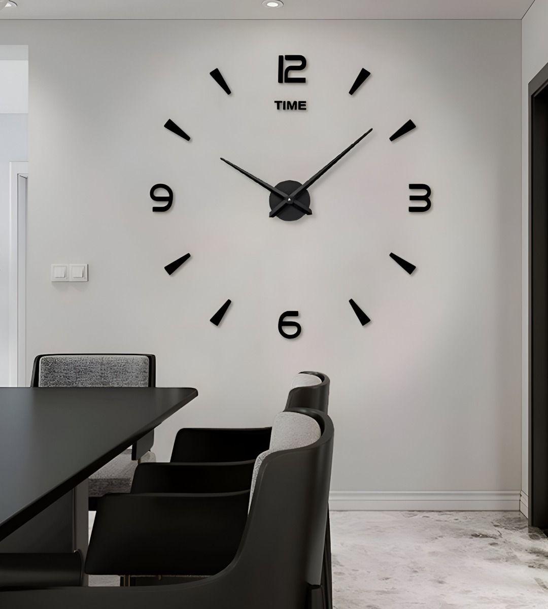 Reloj Pared Grande Moderno 3D Acrílico Decoración Hogar Jhn-2