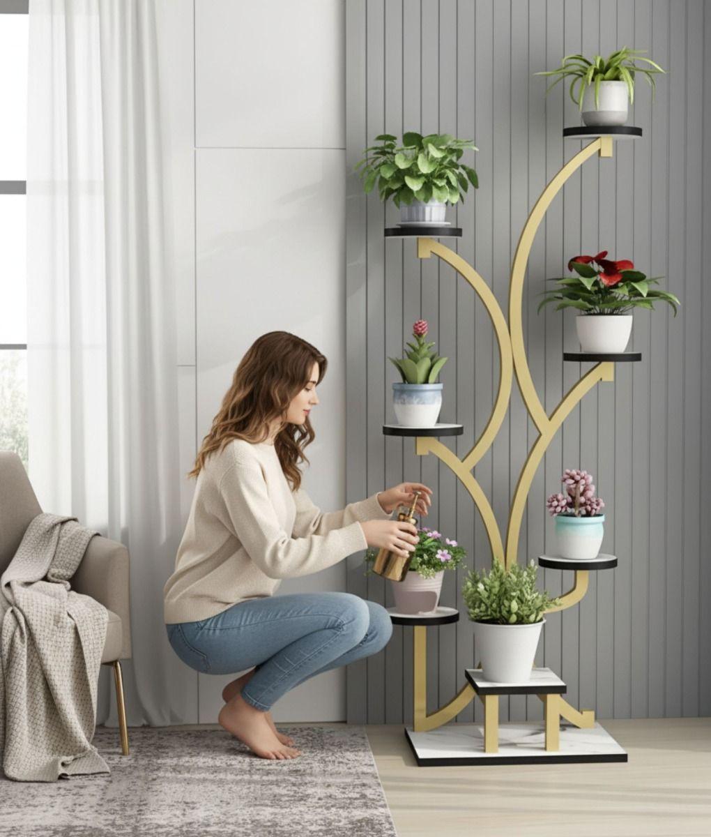 Porta Macetas Soporte Plantas 7 Niveles Estante Alto Jhn-4