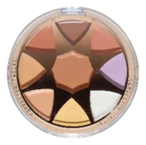 Set 3 Mini Paletas Correctoras Cremosas 8 Tonos Ojeras ALJ-3