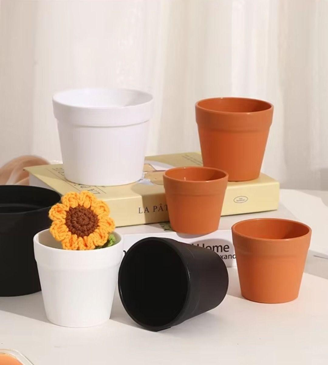 Set 20 Maceta Decorativa Flores Plantas Educativa Jhn-8